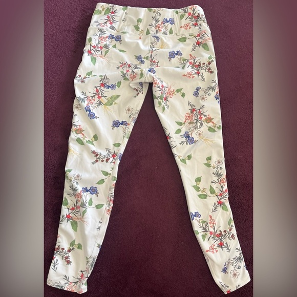 Athleta Contender 7/8 Tight Leggings Blossom Floral Side Stripe Size Small - Picture 6 of 13